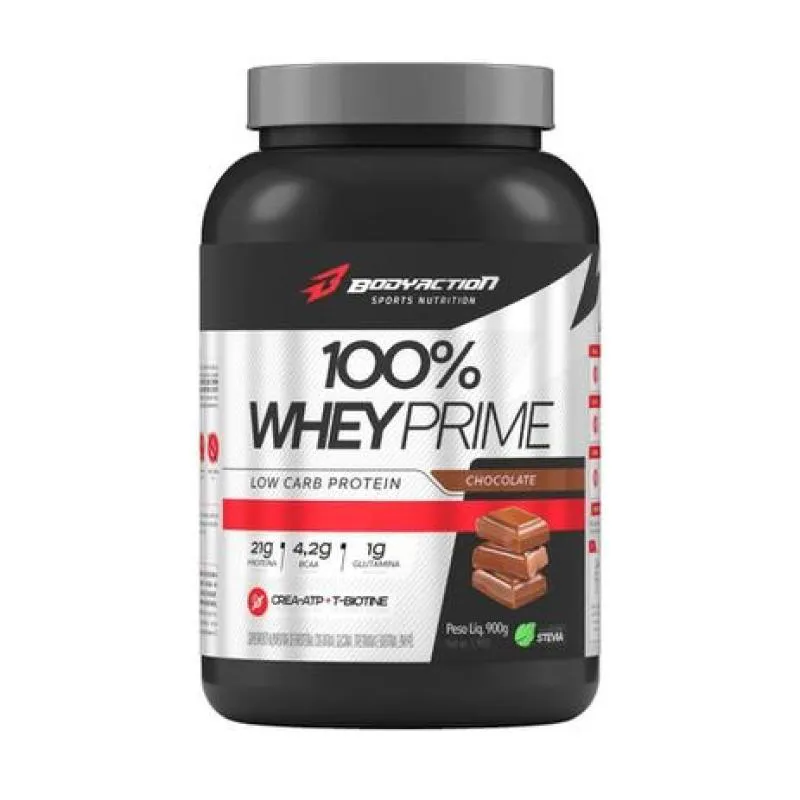 Whey Protein Body Action 100% Whey Prime Chocolate 900g