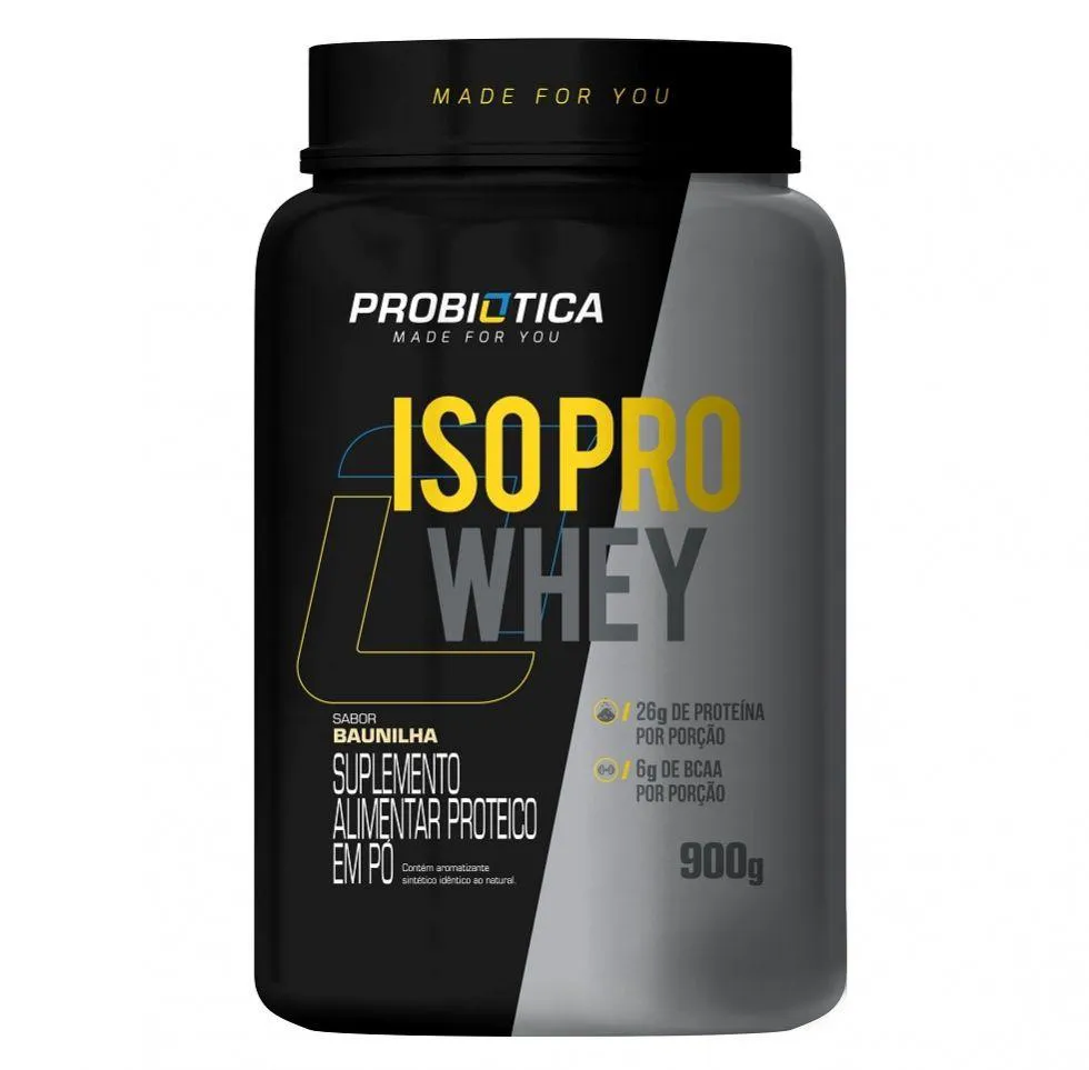ISO PRO WHEY (900G) - SABOR: BAUNILHA