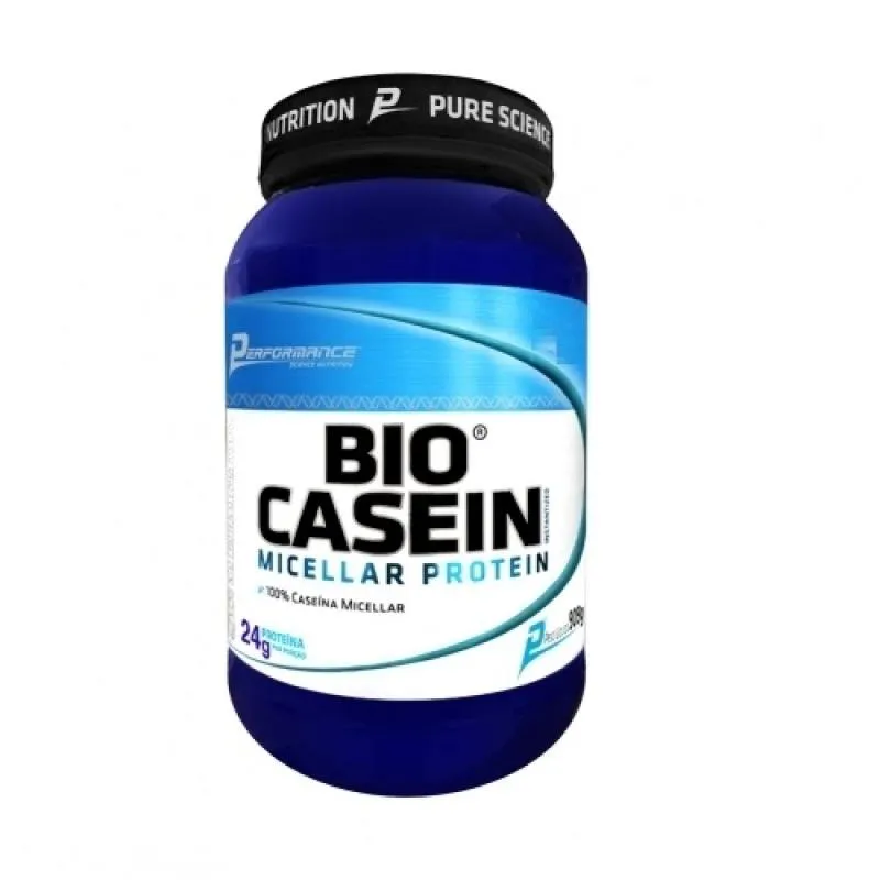 Proteína em Pó Caseína Performance Nutrition Bio Casein Morango 909g