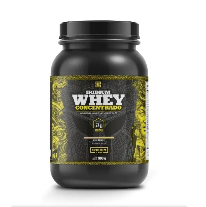 IRIDIUM WHEY CONCENTRADO (900G) - SABOR: BAUNILHA
