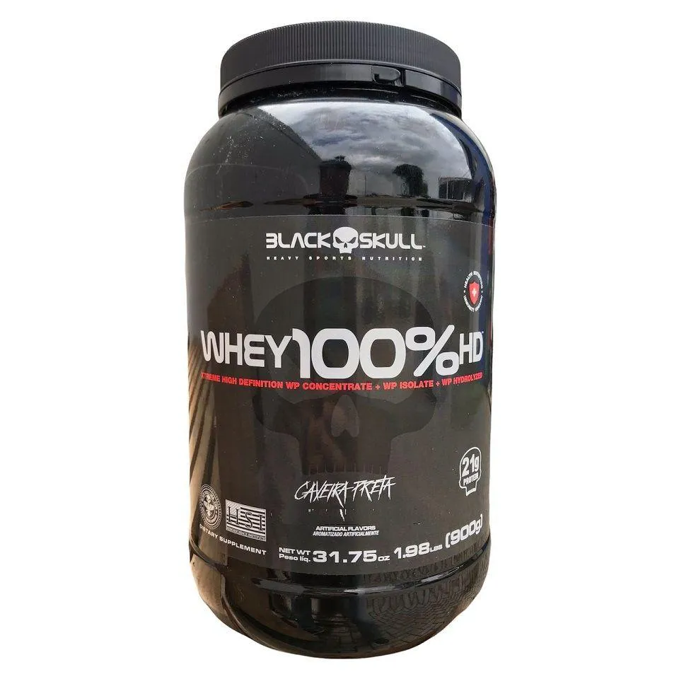 WHEY 100% HD POTE (900G) - SABOR: MORANGO