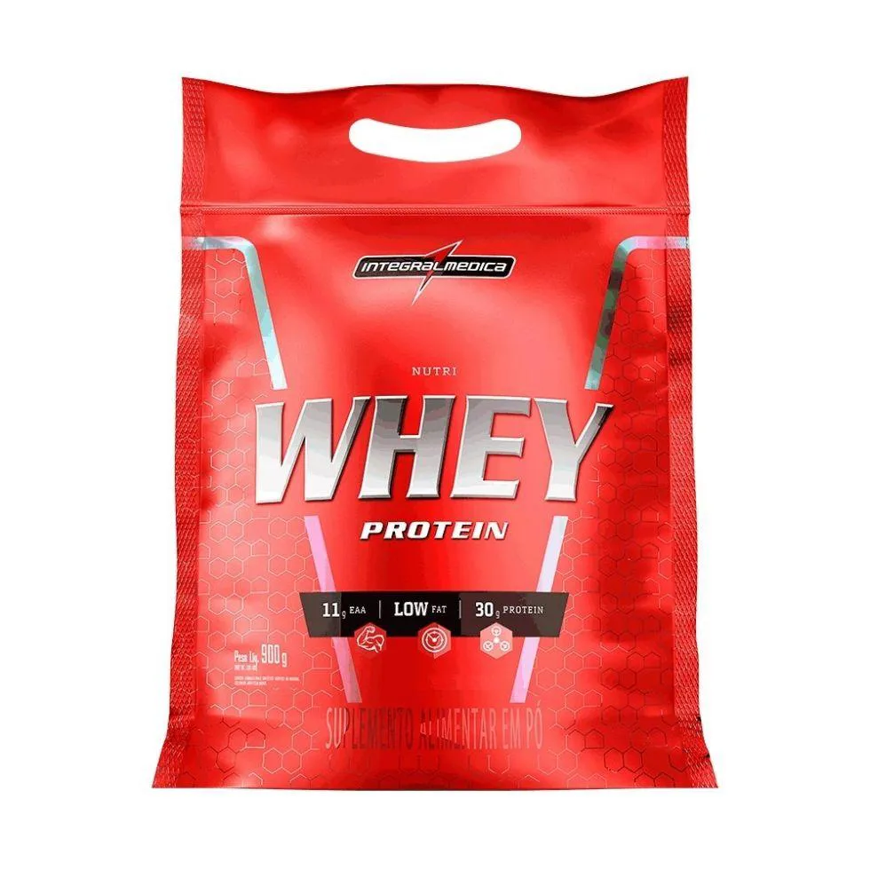 NUTRI WHEY PROTEIN REFIL (900G) - SABOR: BAUNILHA