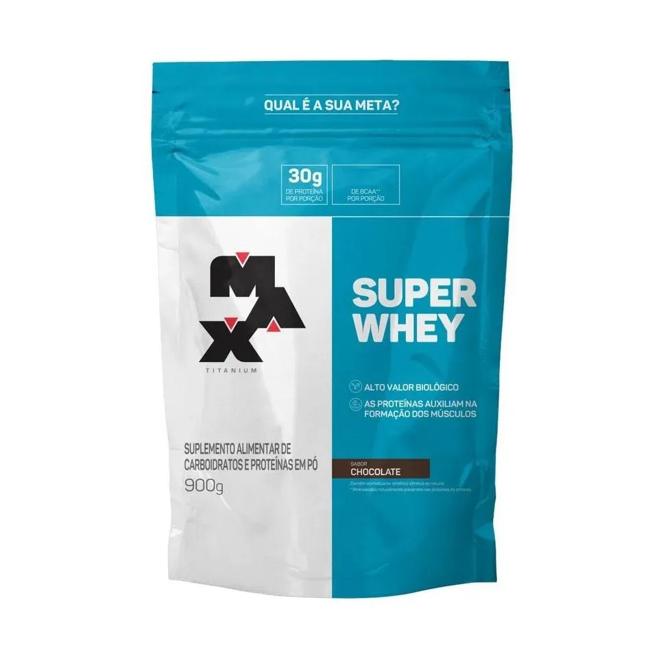 SUPER WHEY REFIL (900G) - SABOR: CHOCOLATE