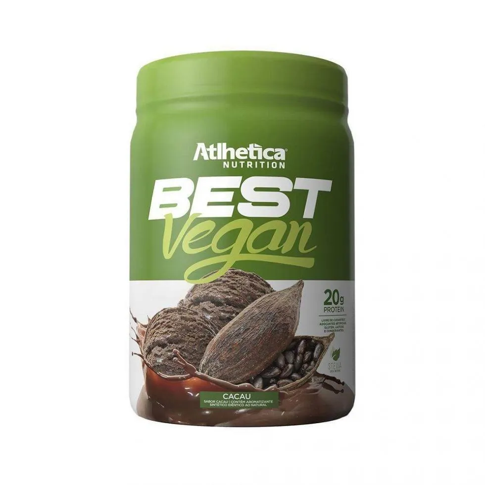 Proteína em Pó Athletica Nutrition Best Vegan Cacau 500g