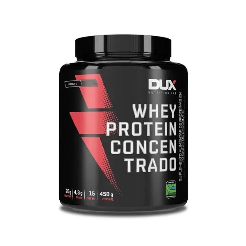 Whey Protein Dux Nutrition Concentrado Chocolate 450g
