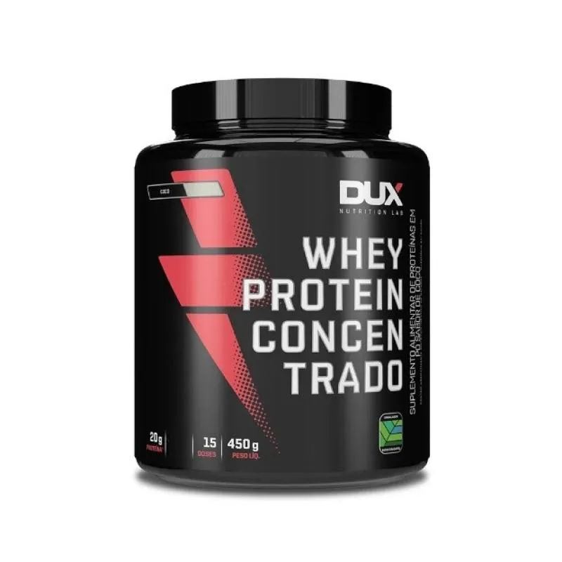 WHEY PROTEIN CONCENTRADO POTE (450G) - SABOR: COCO