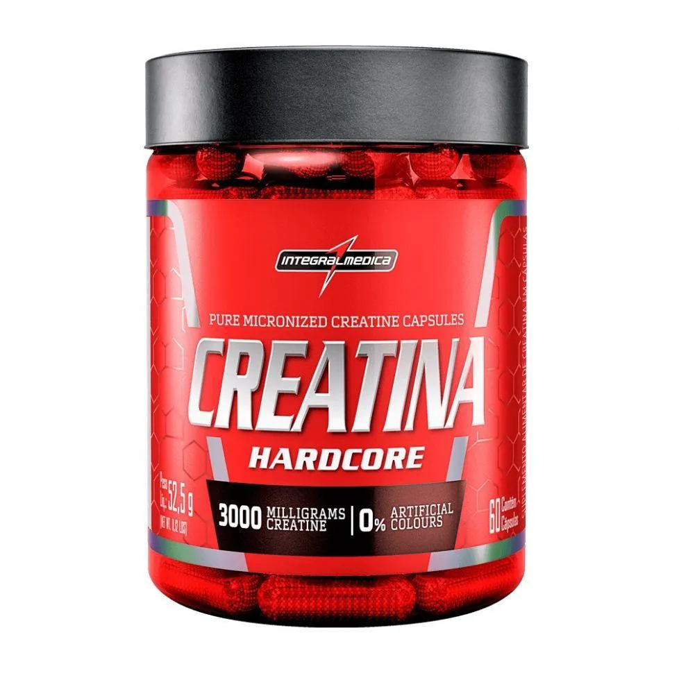 CREATINA HARDCORE (60 CAPS) - PADRãO: ÚNICO