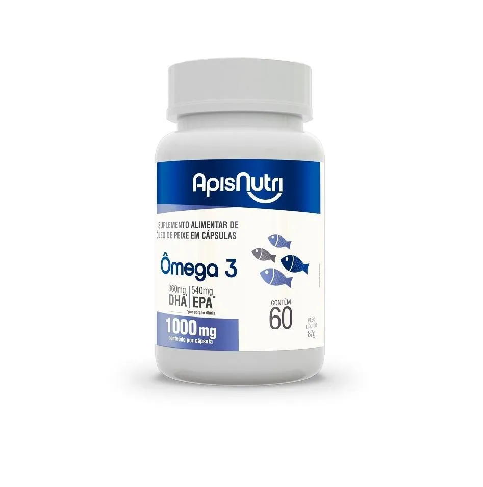 ÔMEGA 3 1000MG (60 CAPS) - PADRãO: ÚNICO