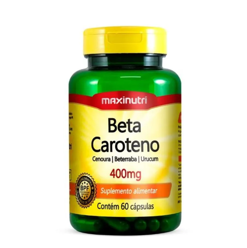 BETA CAROTENO 400MG (60 CAPS) - PADRãO: ÚNICO