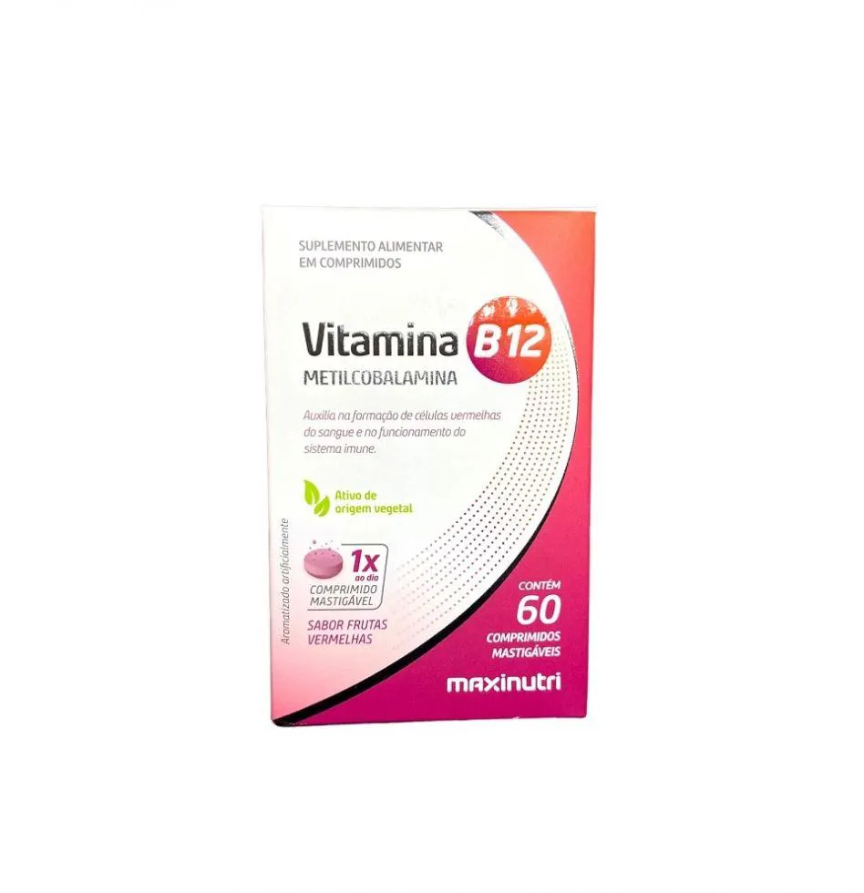 VITAMINA B12 COMPRIMIDOS MASTIGáVEIS (60 COMP) - PADRãO: ÚNICO | Droga Raia