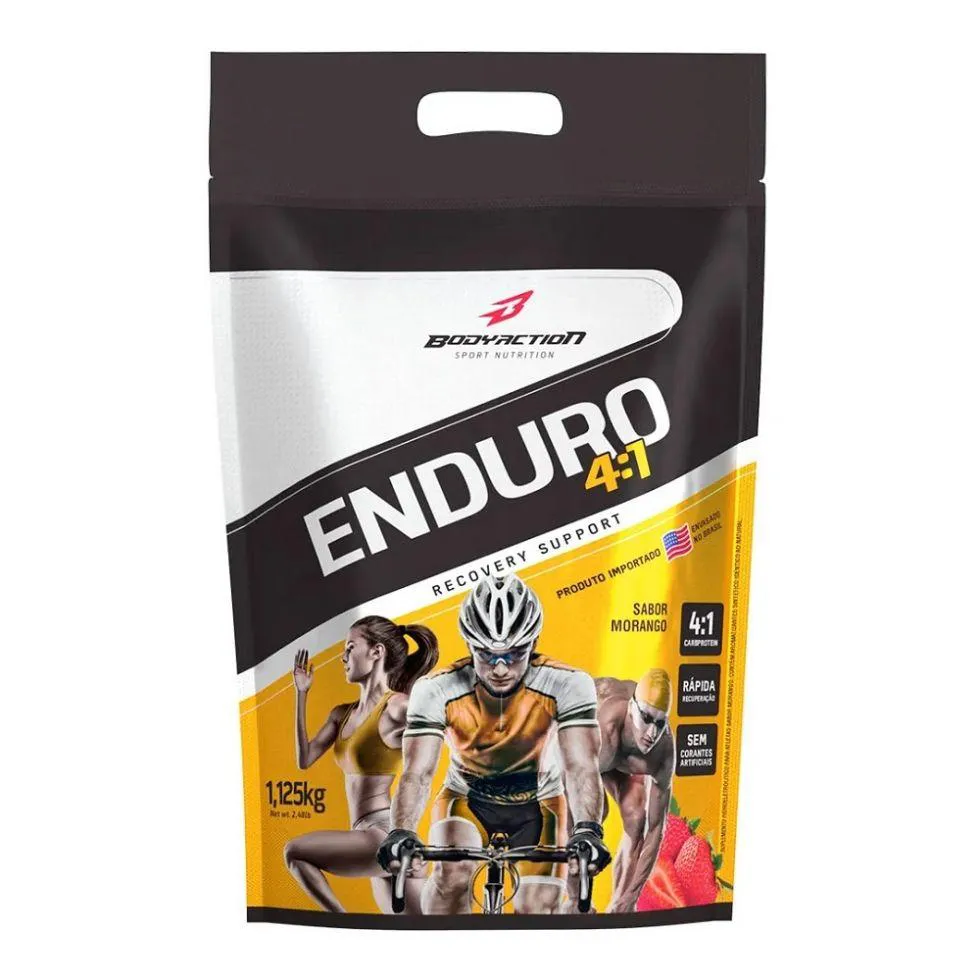 Pós-Treino Body Action Enduro 4:1 Morango 1,125kg
