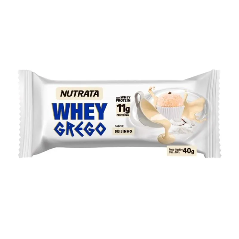 WHEY GREGO BAR (40G) - SABOR: BEIJINHO DE COCO