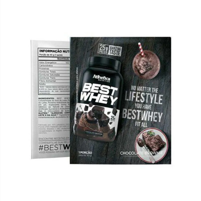 BEST WHEY SACHê (35G) - SABOR: BROWNIE DE CHOCOLATE
