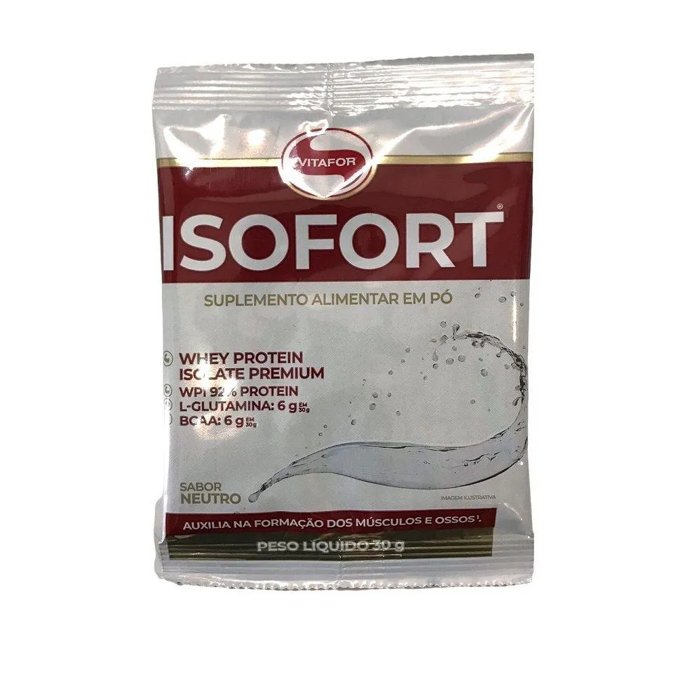 Whey Protein Isolada Vitafor ISOFort Sachê 30g