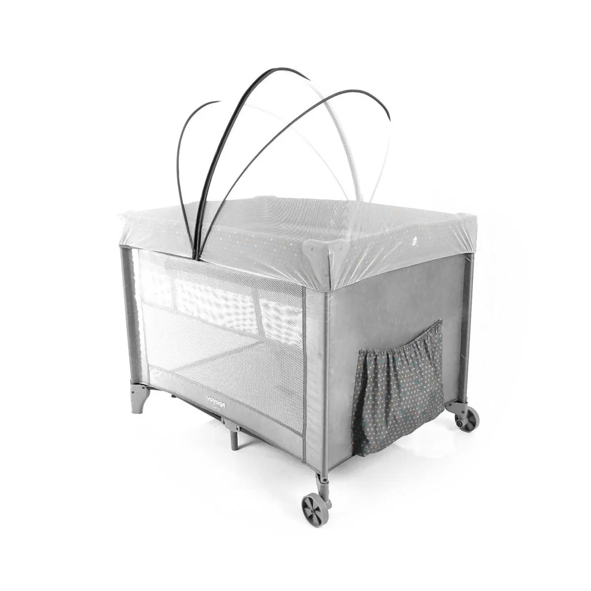 BERçO PORTáTIL SLEEP ATé 15KGS VOYAGE- CINZA