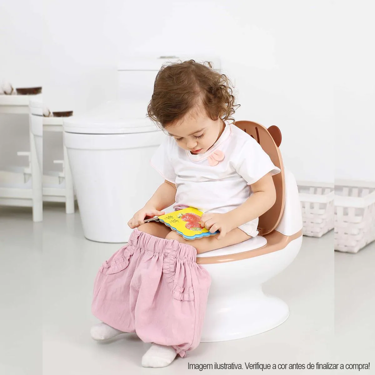 TRONINHO PENICO INFANTIL COM SOM TEDDY PANDA MAXI BABY