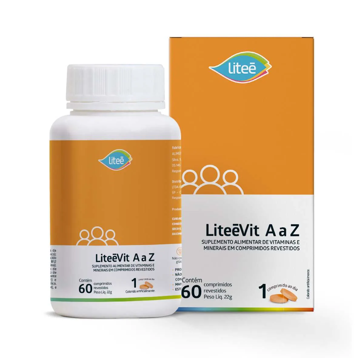 MULTIVITAMíNICO LITEéVIT DE A A Z COM 60 COMPRIMIDOS