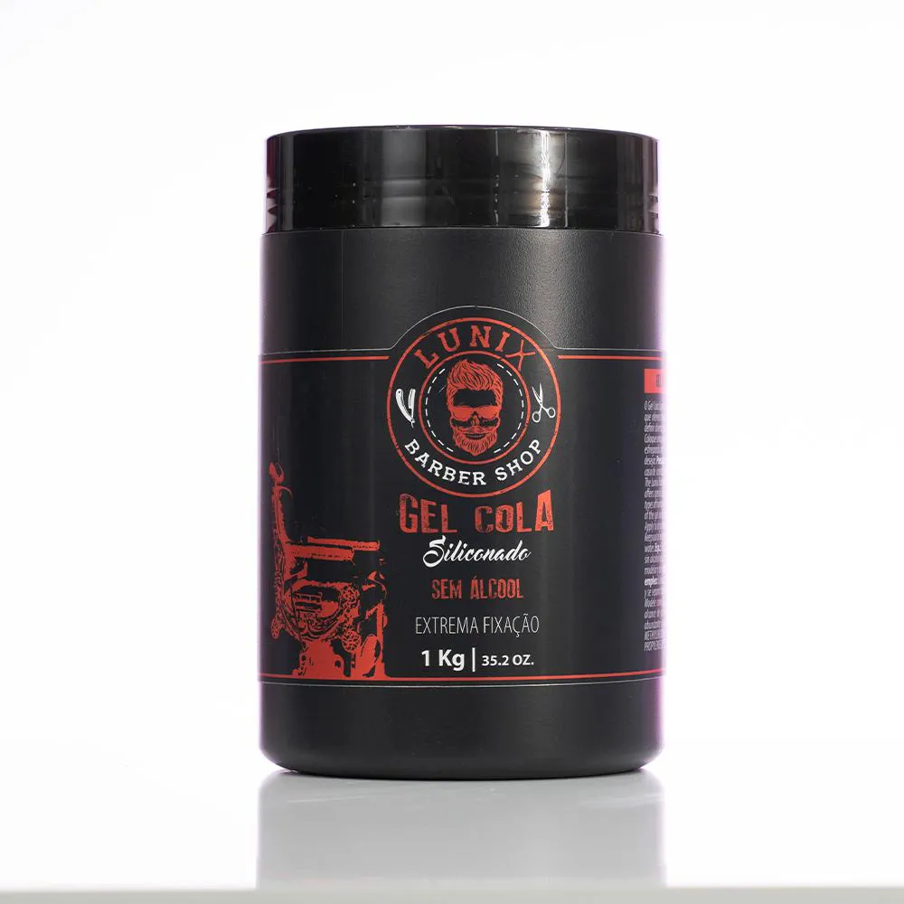 GEL COLA EXTREMA FIXAÇÃO BARBER SHOP SEM ÁLCOOL 1KG