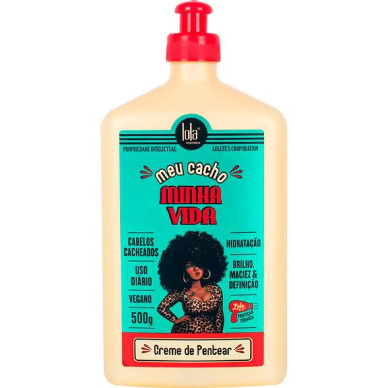CREME PARA PENTEAR MEU CACHO MINHA VIDA LOLA COSMETICS 500G