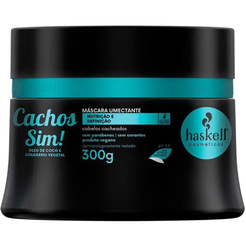 MáSCARA UMECTANTE CACHOS SIM HASKELL 300G