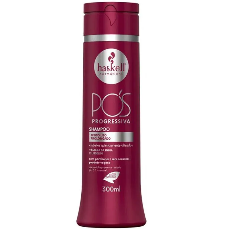 SHAMPOO PóS-PROGRESSIVA HASKELL PROFISSIONAL 300GR 300g