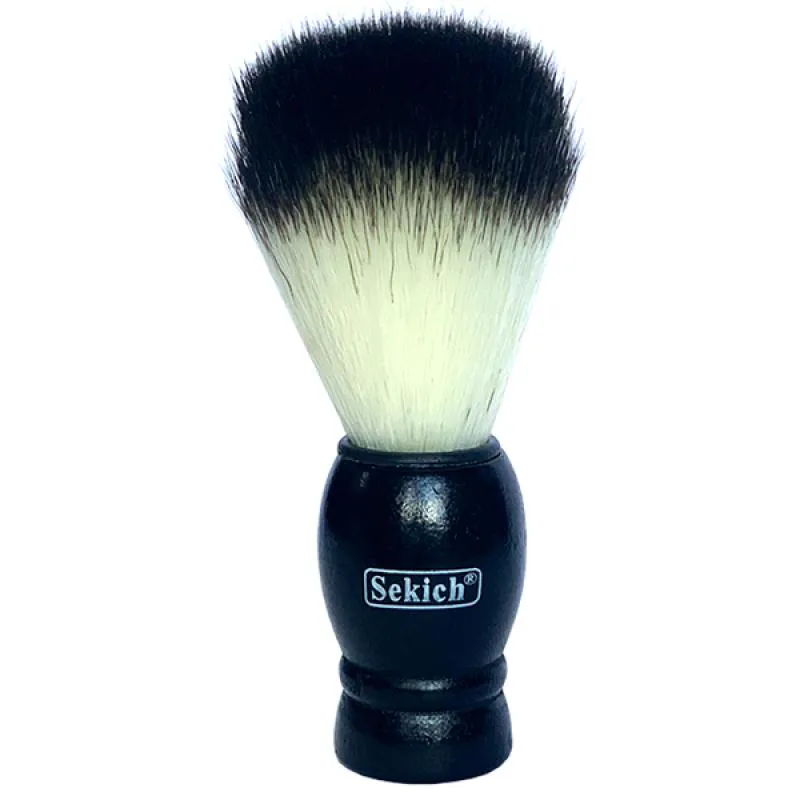 PINCEL DE BARBA CERDAS NATURAIS GOLD 739K SEKICH Preto