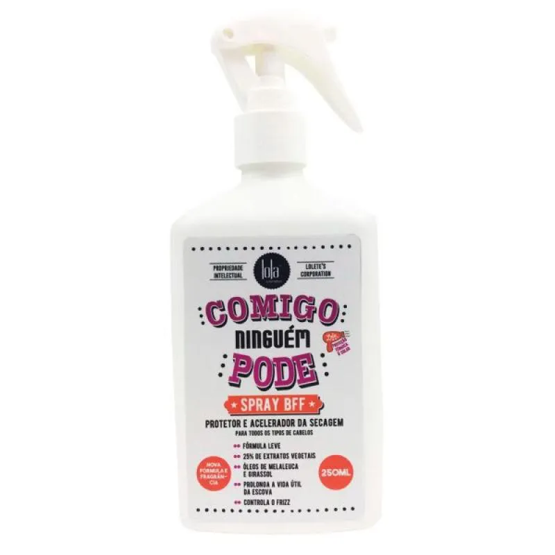 SPRAY PROTETOR TéRMICO COMIGO NINGUéM PODE LOLA COSMETICS 250ML