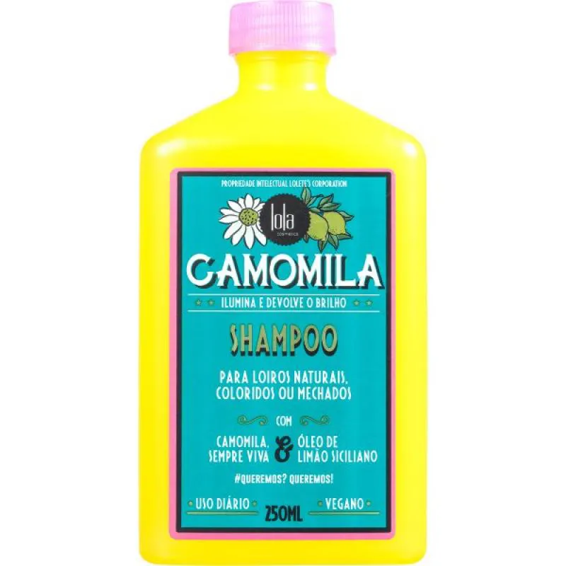 SHAMPOO ILUMINADOR CAMOMILA LOLA COSMETICS 250ML