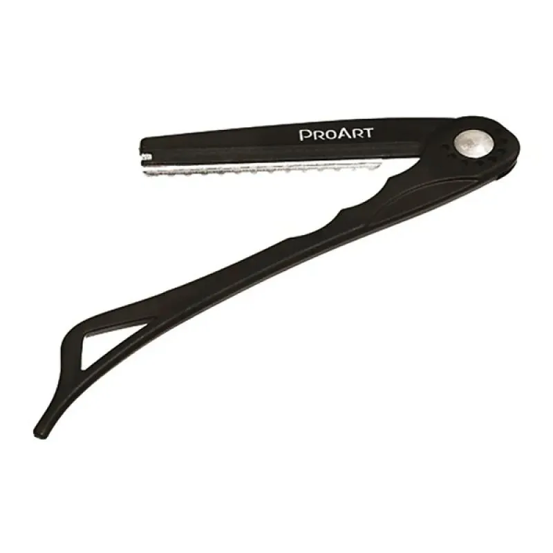 NAVALHA NAVALHETE PROFISSIONAL PROART BARBER STYLE Preto