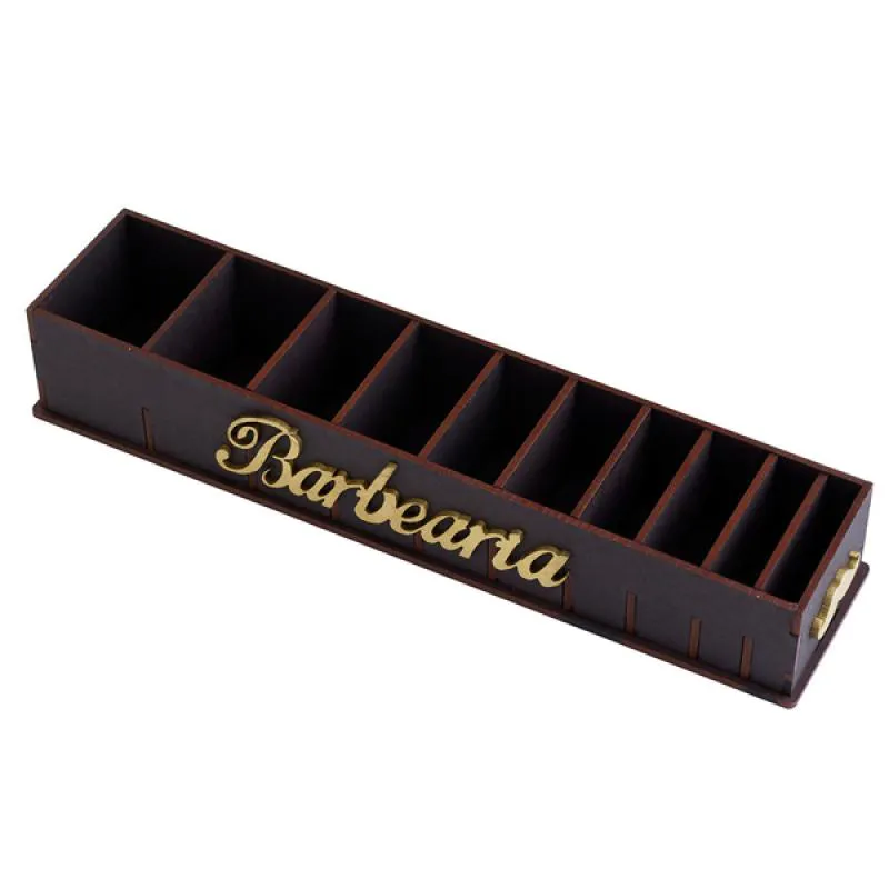 SUPORTE ORGANIZADOR 3MM PARA 10 PENTES DE ALTURA Marrom