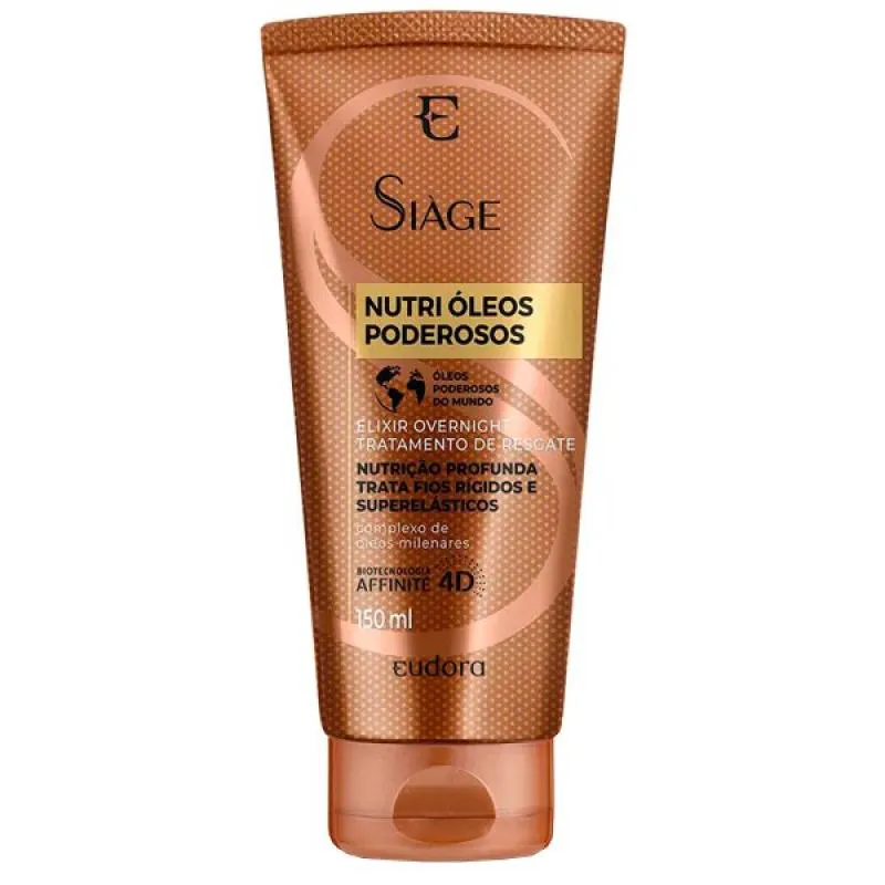 Tratamento Noturno Siàge Nutri Óleos Poderosos Elixir Overnight Eudora 150ml