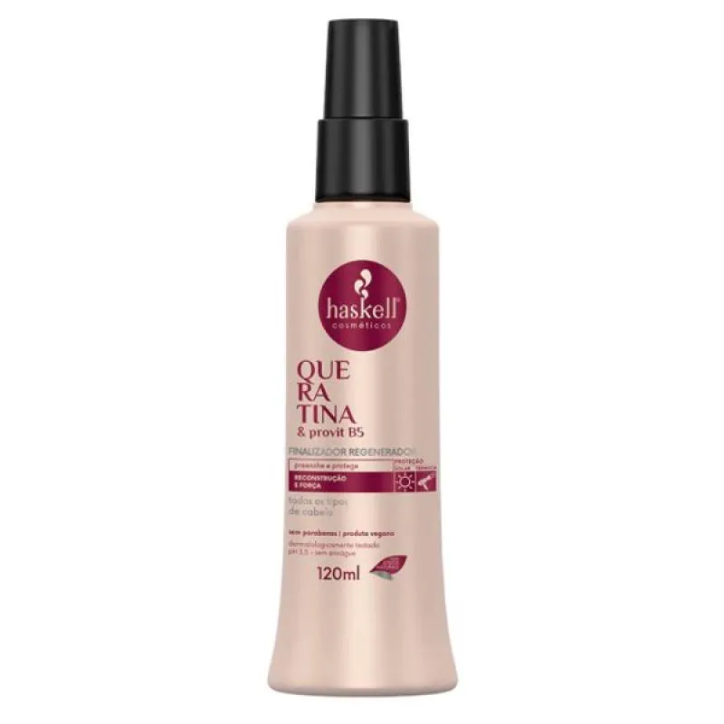 FINALIZADOR REGENERADOR HASKELL QUERATINA E PROVIT B5 120ML