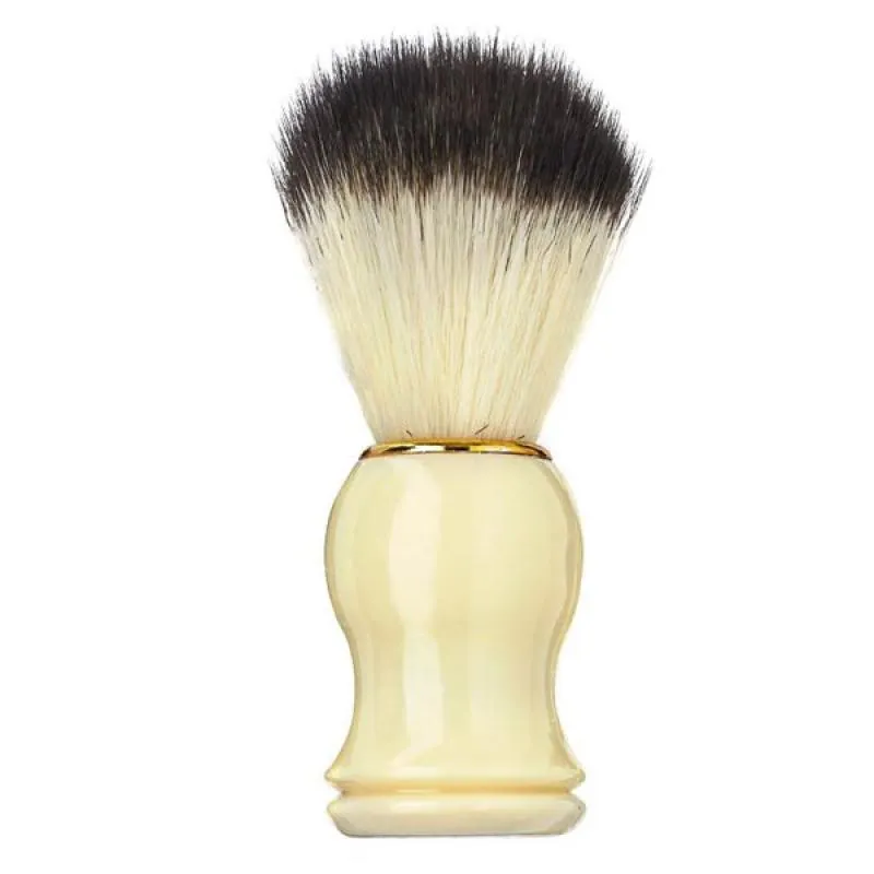 PINCEL DE BARBEAR COM CERDAS SINTéTICAS E NATURAIS SEKICH Branco