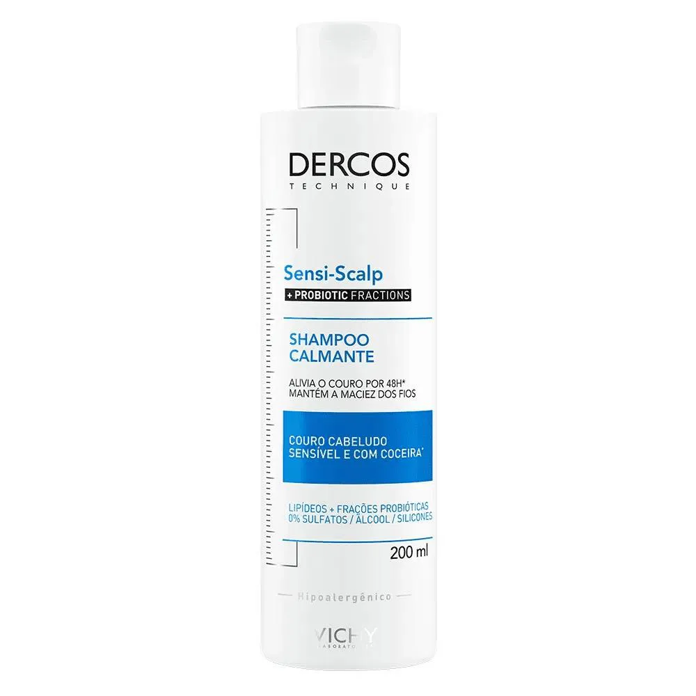 Shampoo Vichy Dercos Sensi-Scalp Alívio da Coceira 200ml