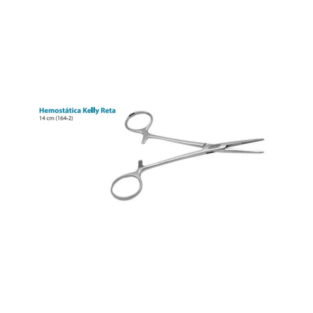 GOLGRAN PINçA HEMOSTáTICA KELLY RETA 14CM | Droga Raia
