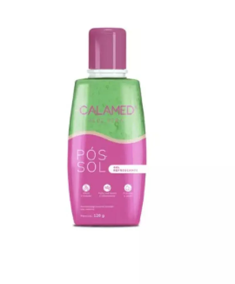 PóS-SOL EM GEL ALOE VERA CALAMED FRASCO 120G