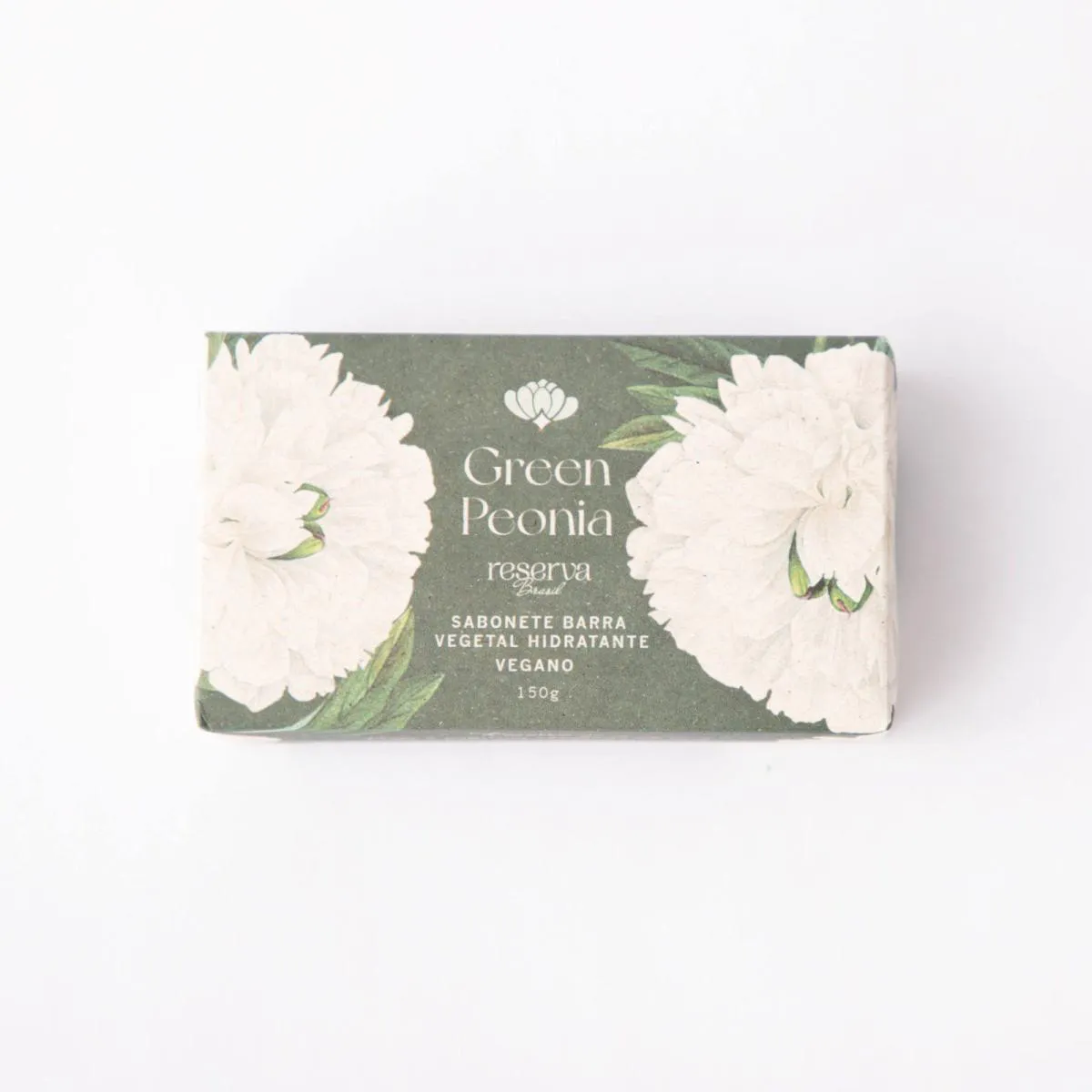 SABONETE BARRA VEGANO GREEN PEONIA 150G