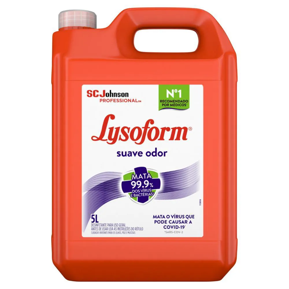 DESINFETANTE LYSOFORM USO GERAL ODOR SUAVE 5L