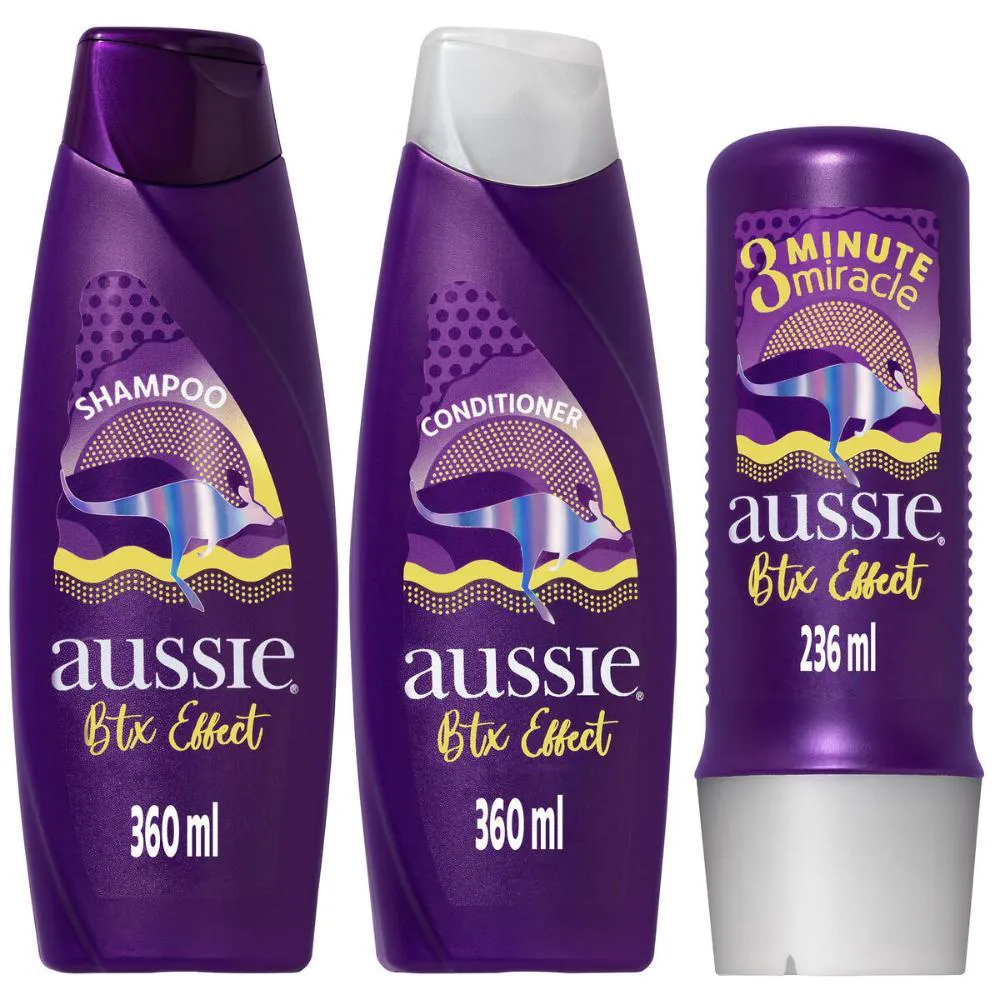 Pack Shampoo Aussie Botox Effect + Creme de Tratamento Aussie 3 Minutos Milagrosos