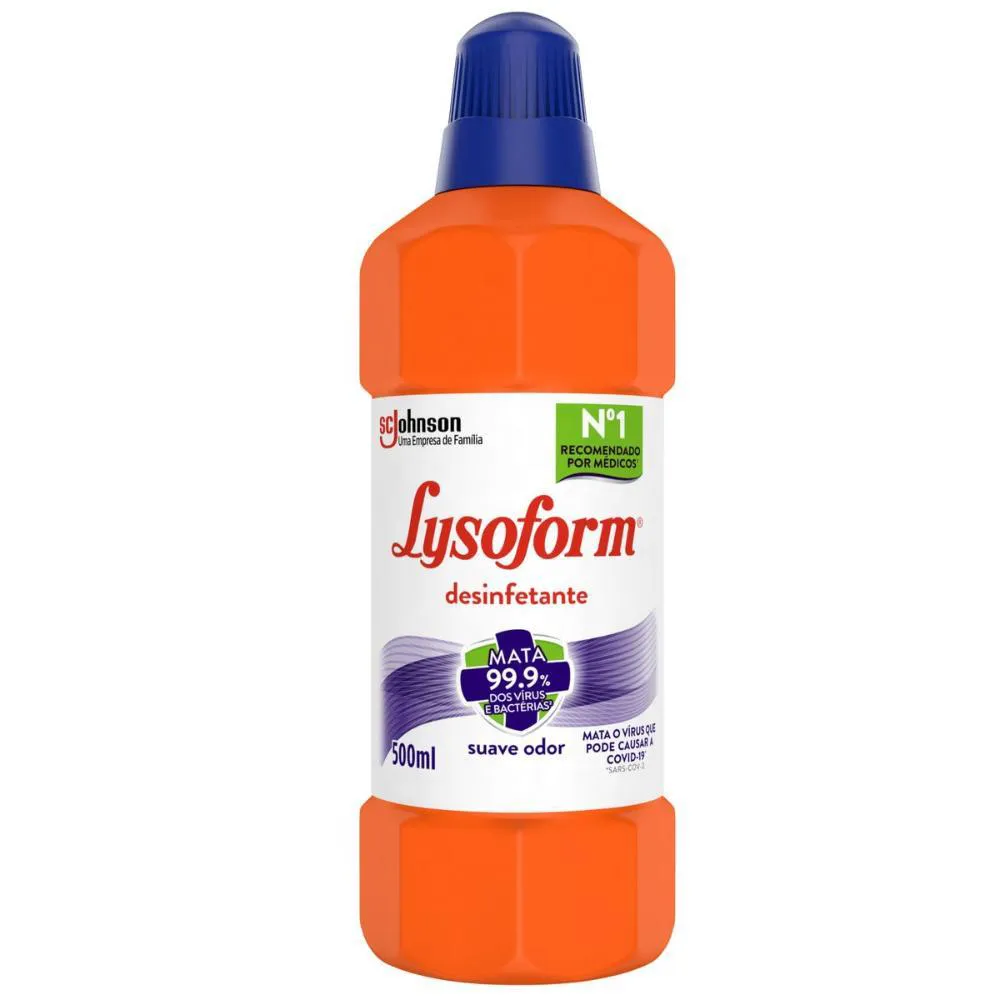 DESINFETANTE PARA USO GERAL LYSOFORM SUAVE ODOR 500ML