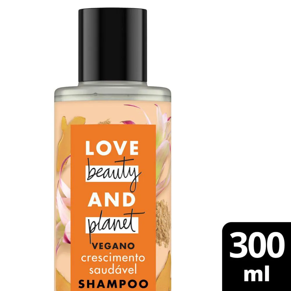 Shampoo Vegano Love Beauty & Planet Crescimento Saudável 300ml