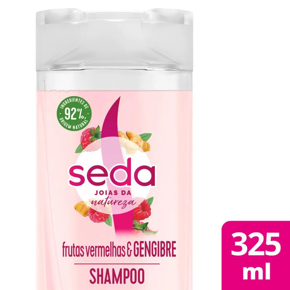 SHAMPOO SEDA RECARGA NATURAL HIDRATAçãO ANTINóS 325ML