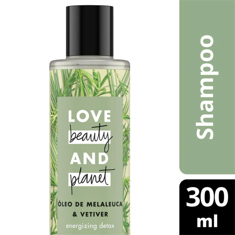 Shampoo Vegano Love Beauty & Planet Energizing Detox Purificante 300ml