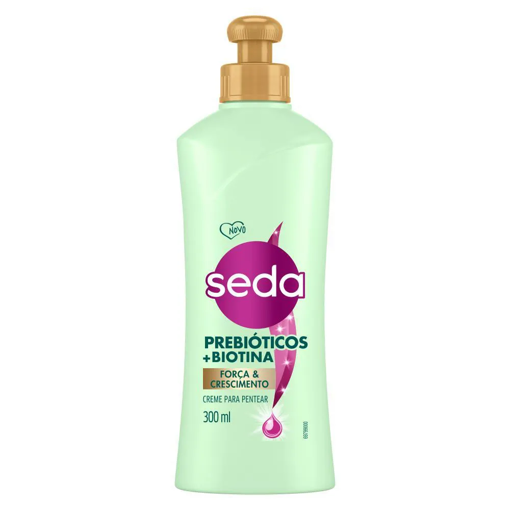 CREME PARA PENTEAR SEDA PREBIóTICOS + BIOTINA 300ML