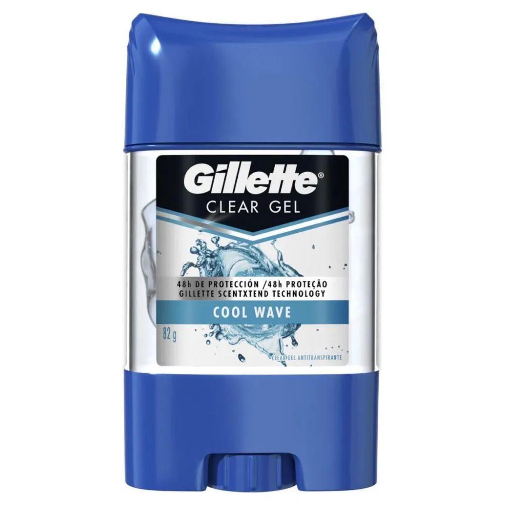 KIT GILLETTE 3 DESODORANTES CLEAR GEL 82G