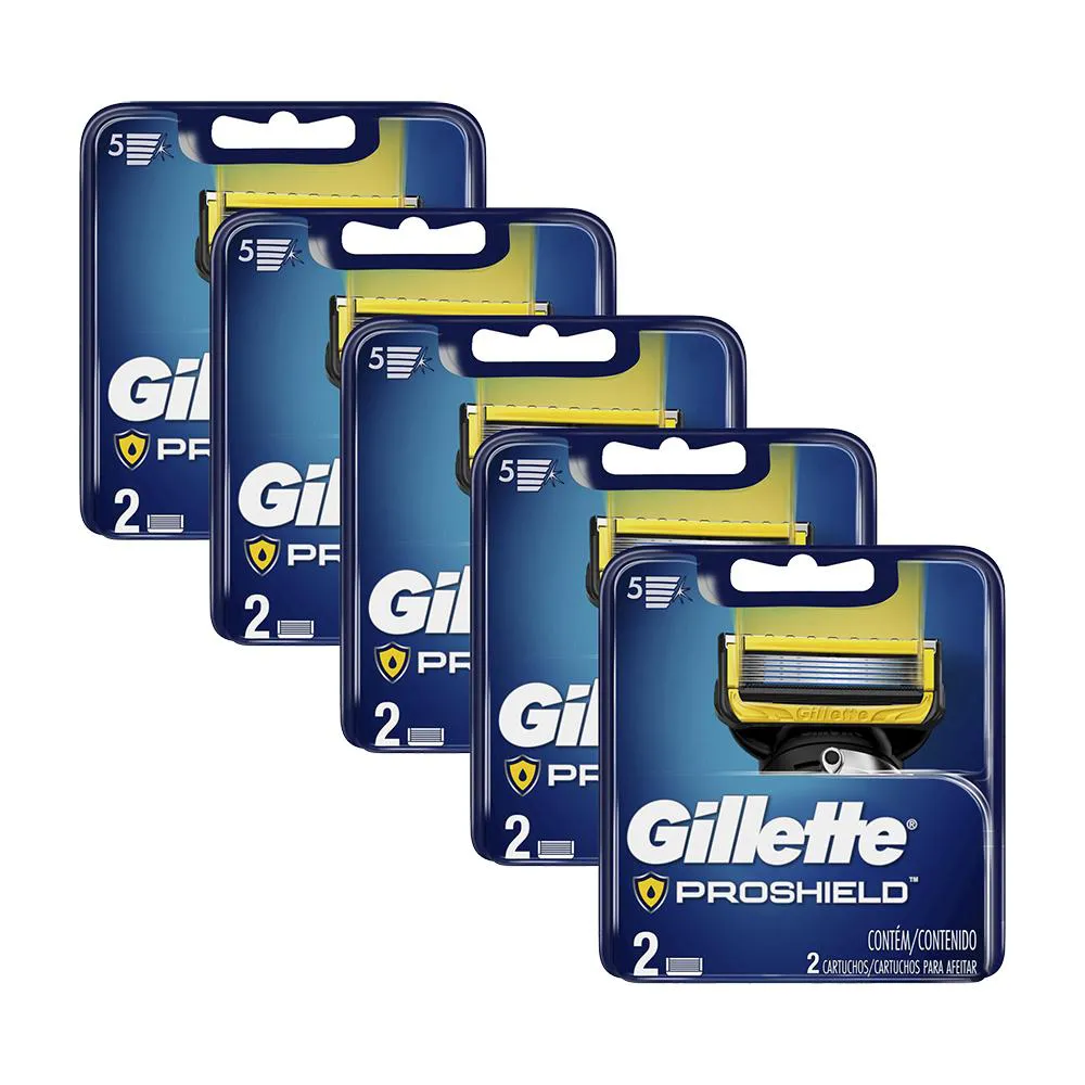 Kit Cargas Gillette Fusion Proshield c/10 unidades