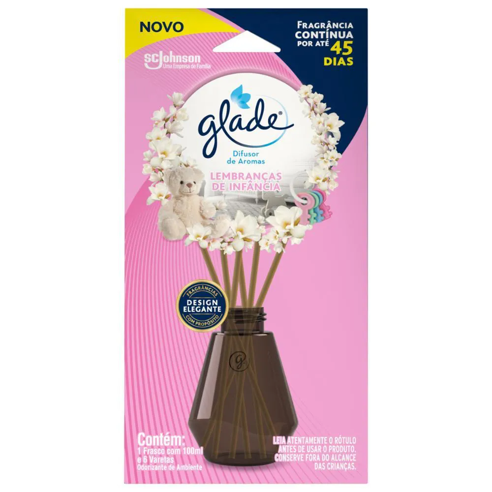 DIFUSOR DE AMBIENTE GLADE LEMBRANçAS DE INFâNCIA 100ML