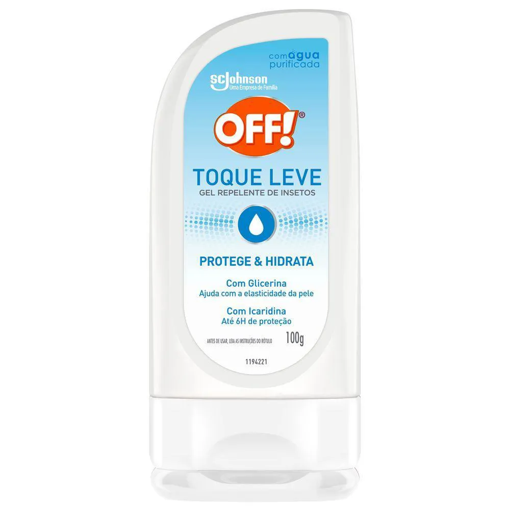 REPELENTE GEL OFF! TOQUE LEVE 100G