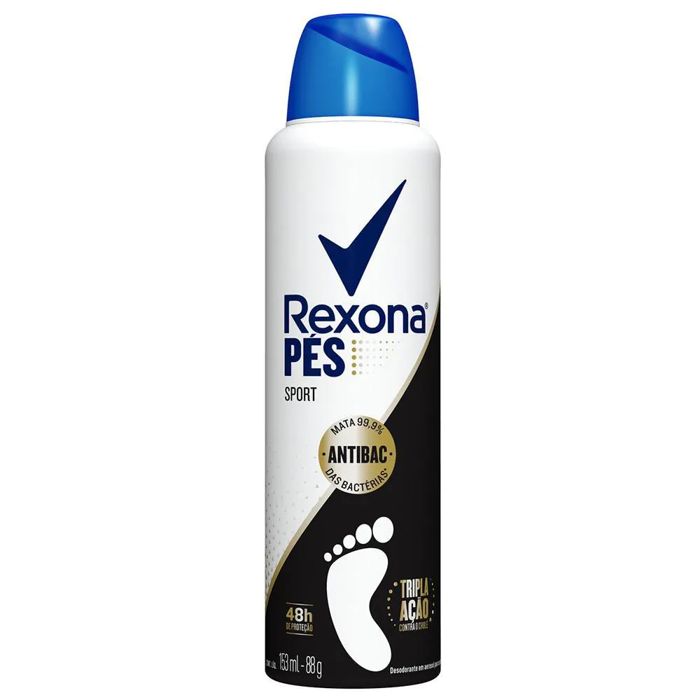 DESODORANTE AEROSSOL PARA OS PéS REXONA SPORT 153ML