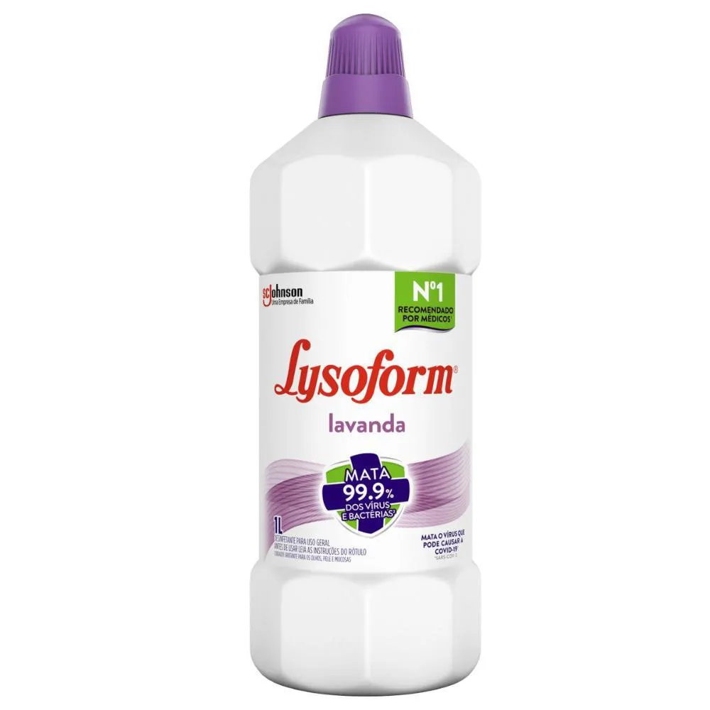 DESINFETANTE LYSOFORM USO GERAL LAVANDA 1L